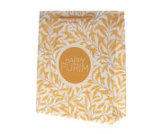 Purim UPVC gift Bag - Gold Leaf