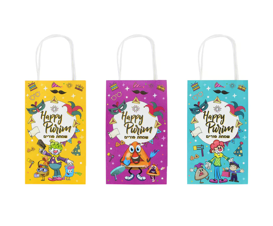 Pack of 3 Medium Paper Treat Bags (3 Types)