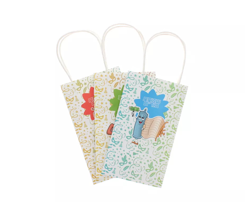 Pack of 3 Medium Paper Treat Bags (3 Types)