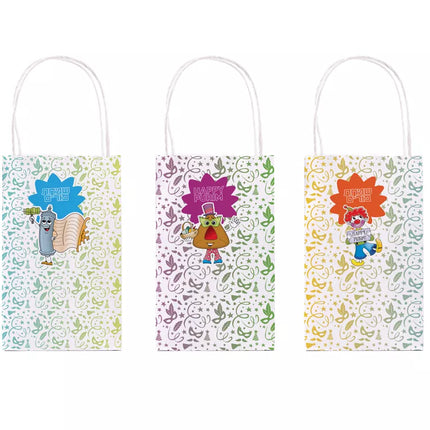 Pack of 3 Medium Paper Treat Bags (3 Types)