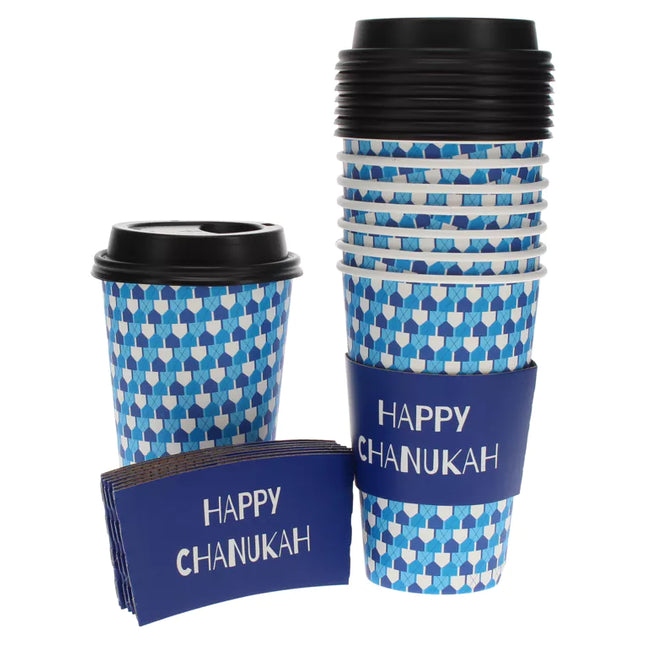 Chanukah Hot/Cold Paper Cups