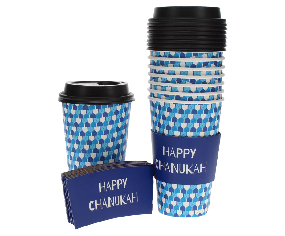 Chanukah Hot/Cold Paper Cups