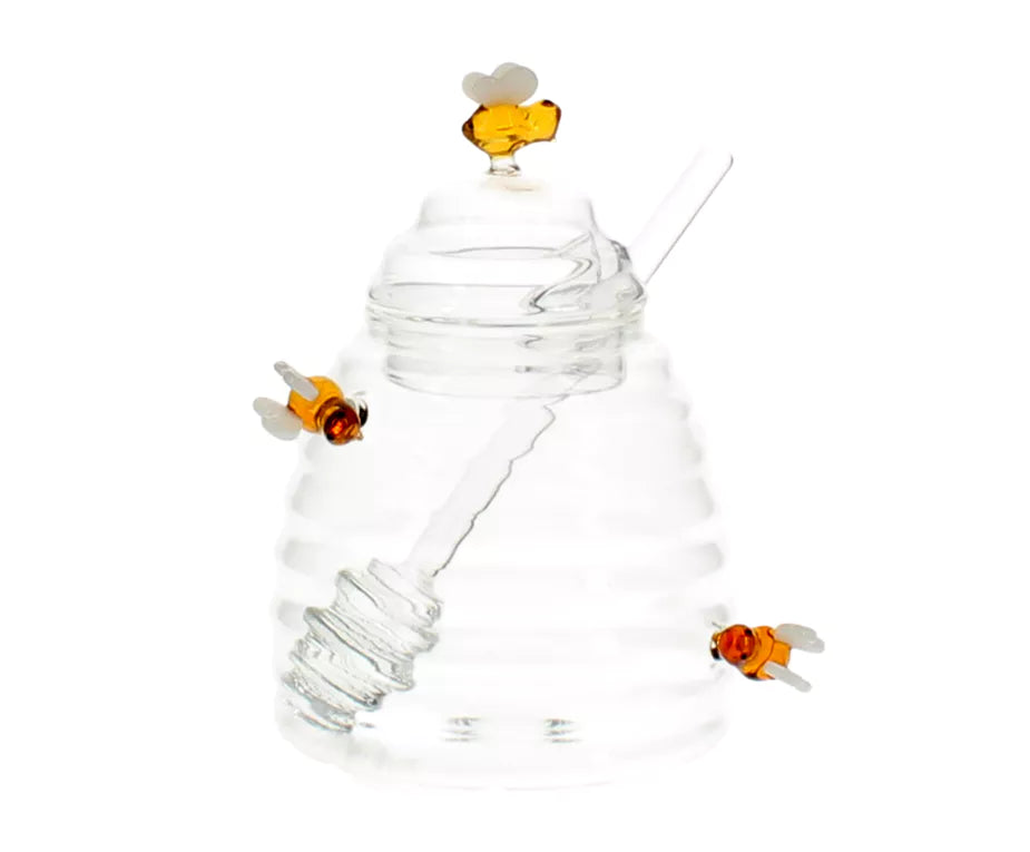 Glass Honey Jar