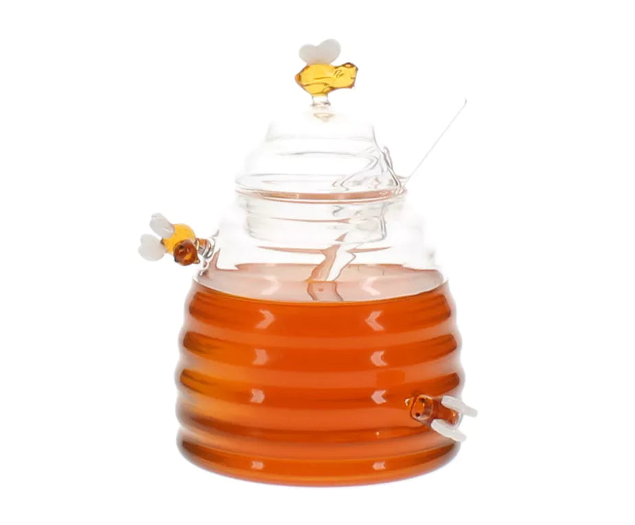Glass Honey Jar