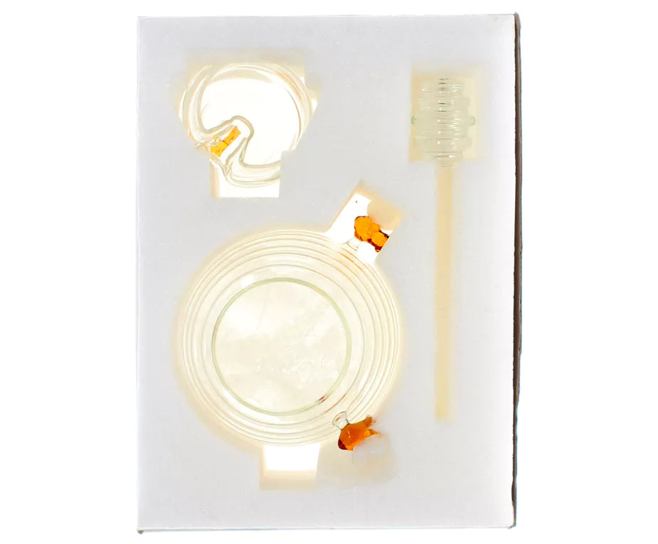 Glass Honey Jar
