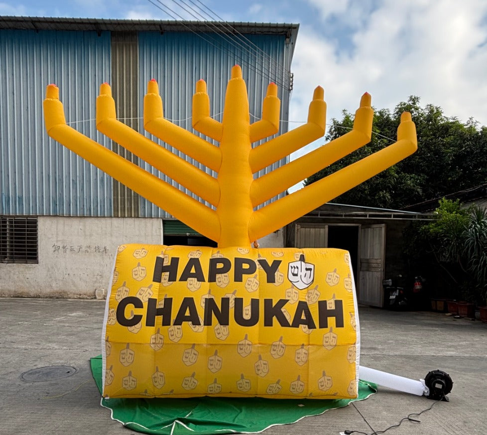 Inflatable Menorah!