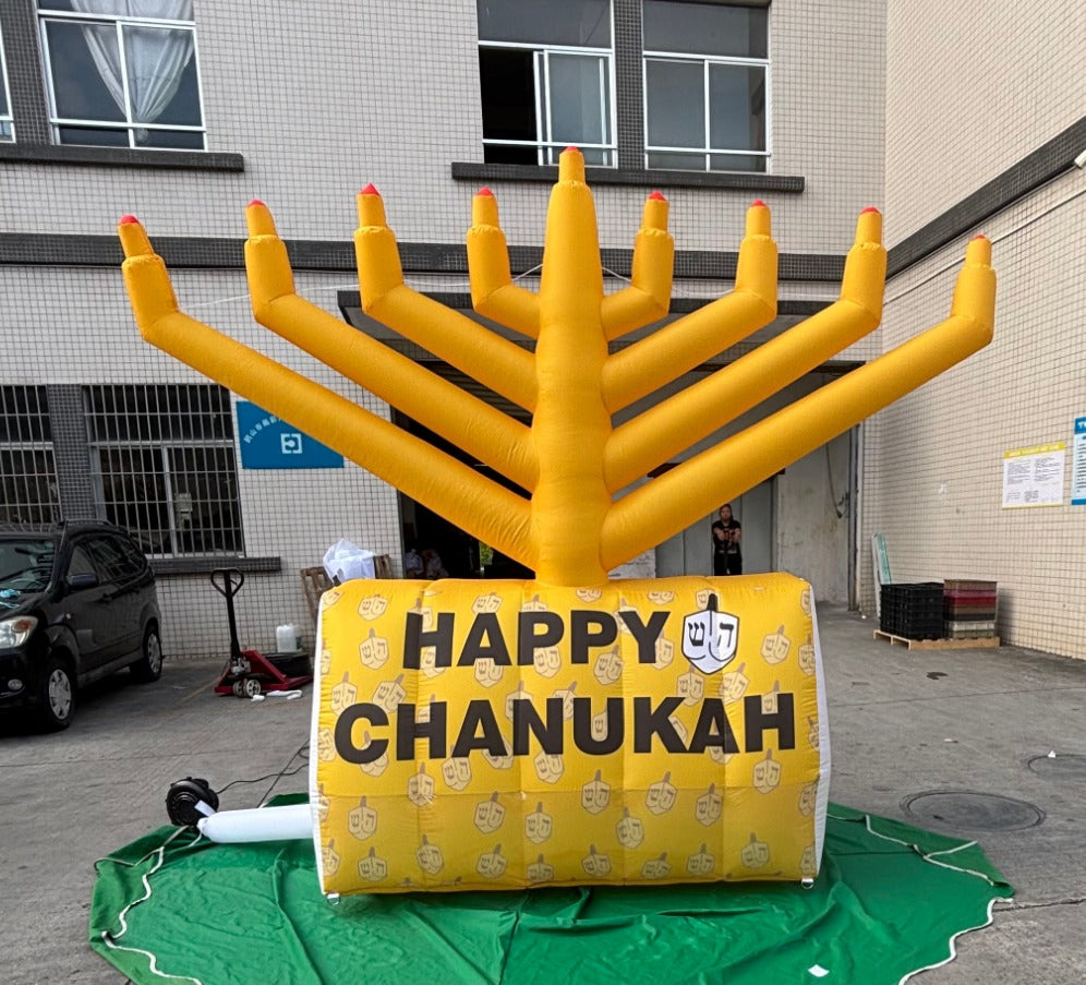 Inflatable Menorah!