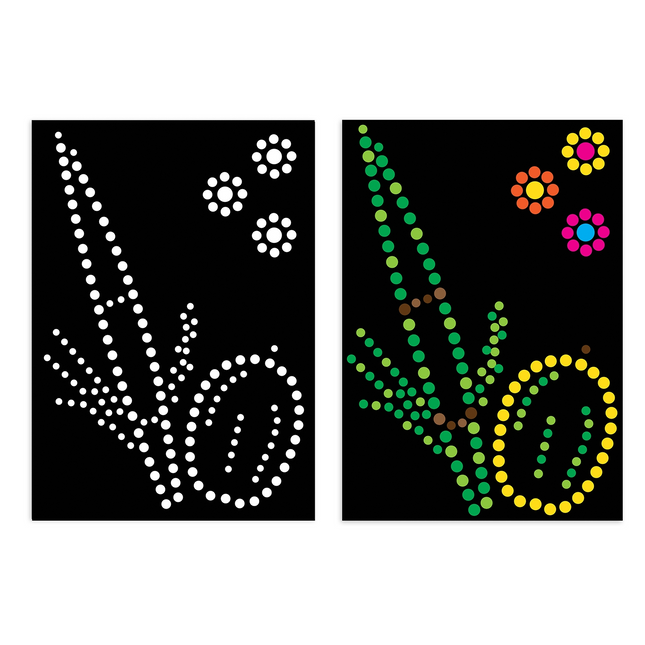 Lulav Dotty Sticker Art - 10 PK