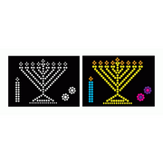 Menorah Dotty Sticker Art - 10 PK