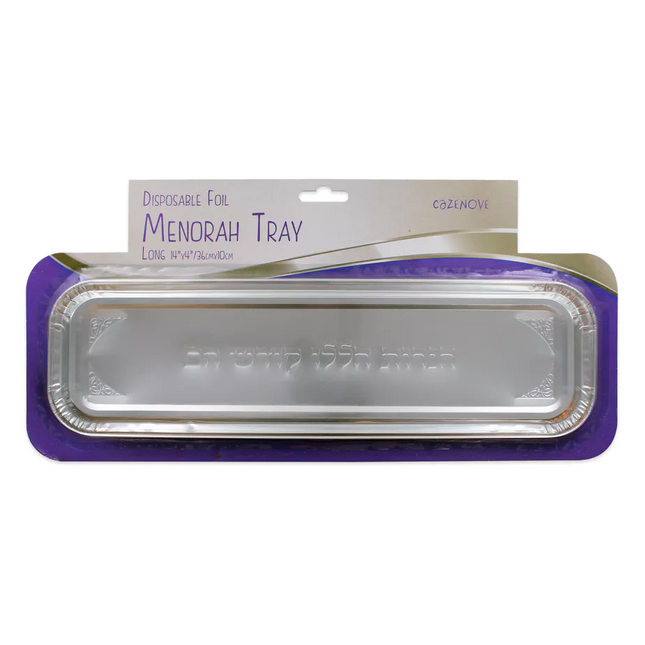 Foil Menorah Tray - Long