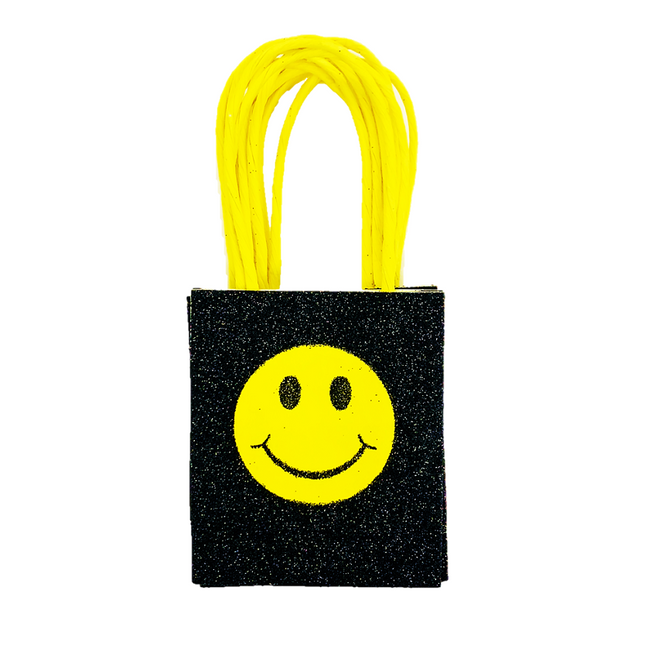 Mini Purim Glitter Gift Bags 6PK