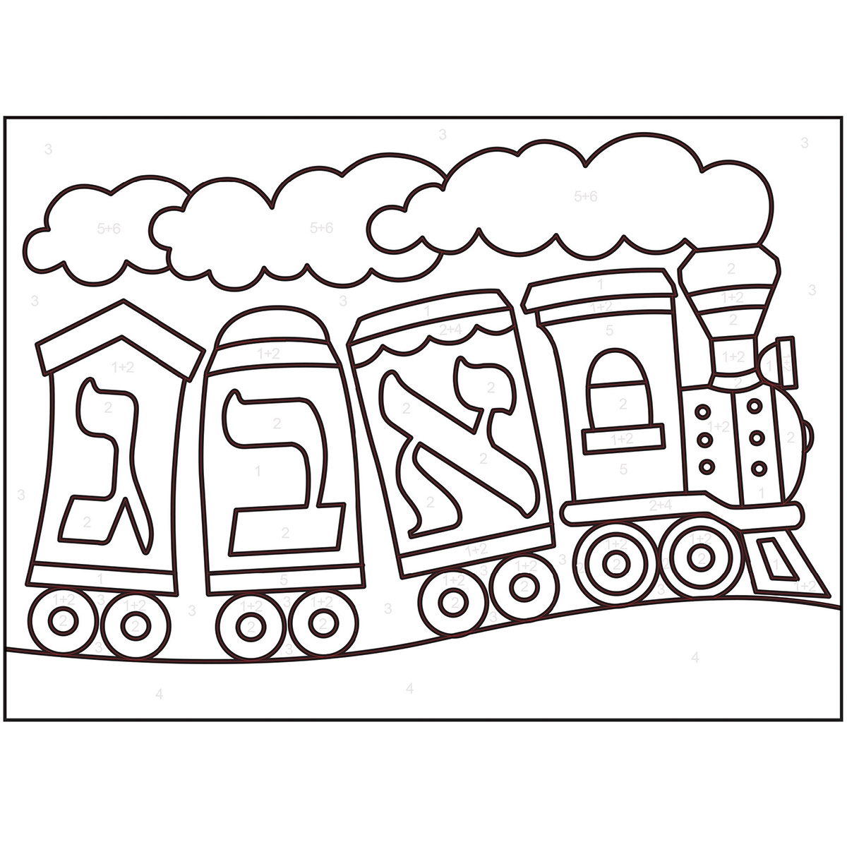 Alef Bet Canvas Art Board - 12PK