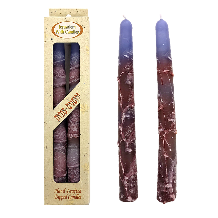 Hand Dipped Color Candles 10"