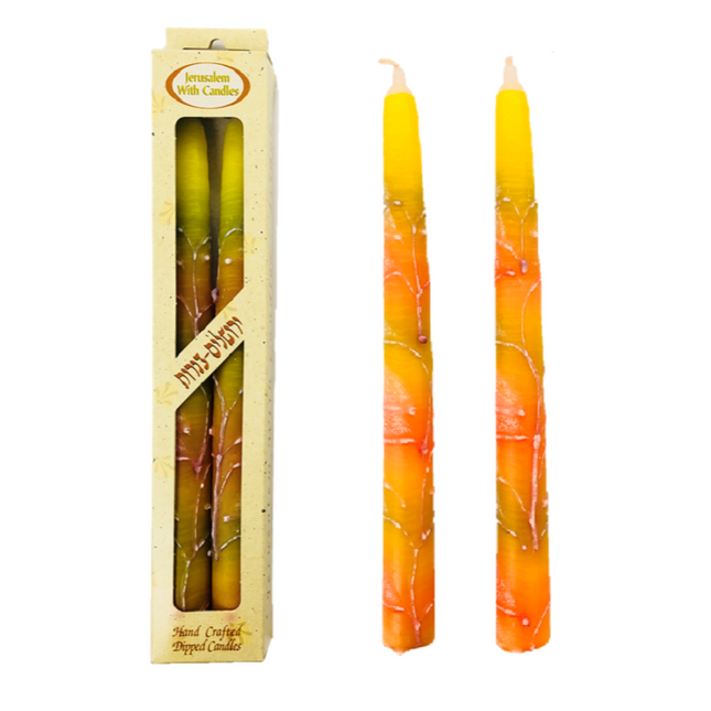 Hand Dipped Color Candles 7"