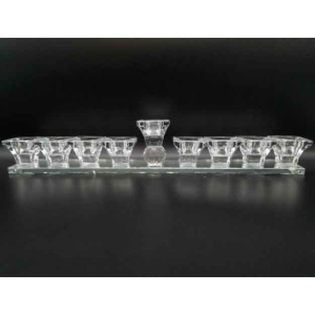 Glass Menorah Stemless Type B