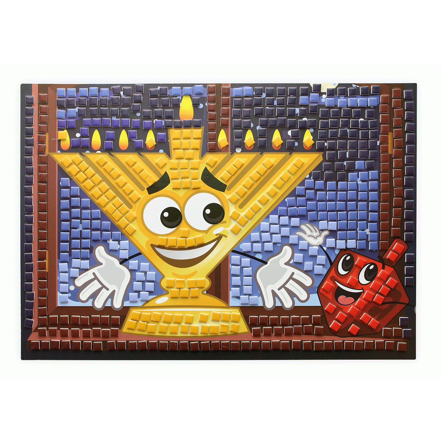 Chanukah Mosaic Art Set 2 Styles