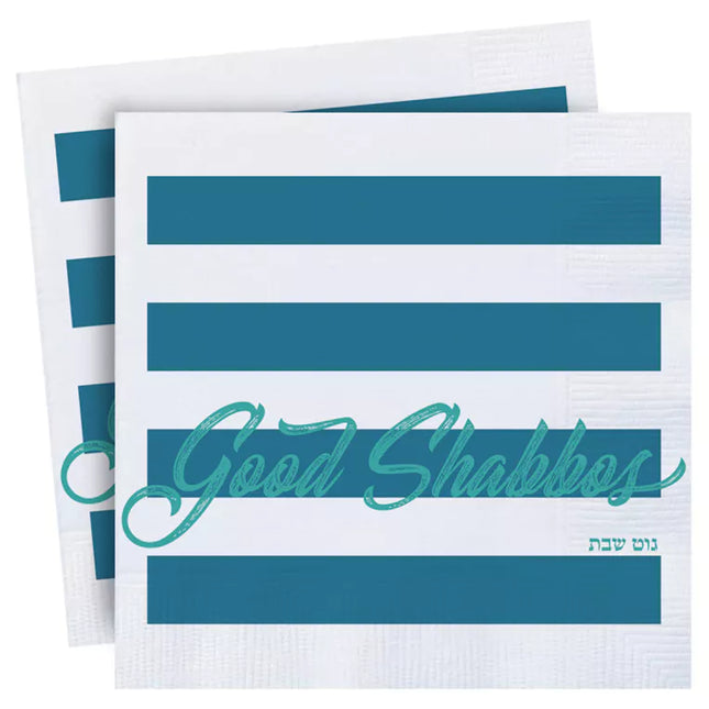 Good Shabbos Napkins - 7 Colors