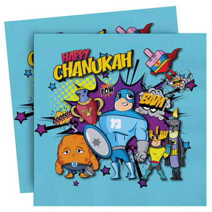 Chanukah Superhero Napkins