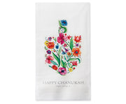 Chanukah Napkin Floral Design