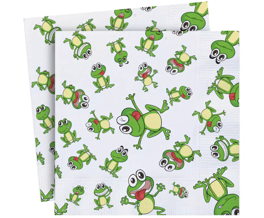 Passover Napkins - Frogs