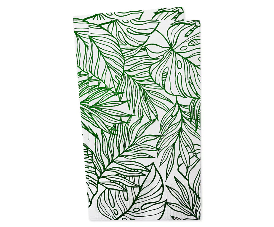 Sukkot Foiled Leaf Napkins 16PK