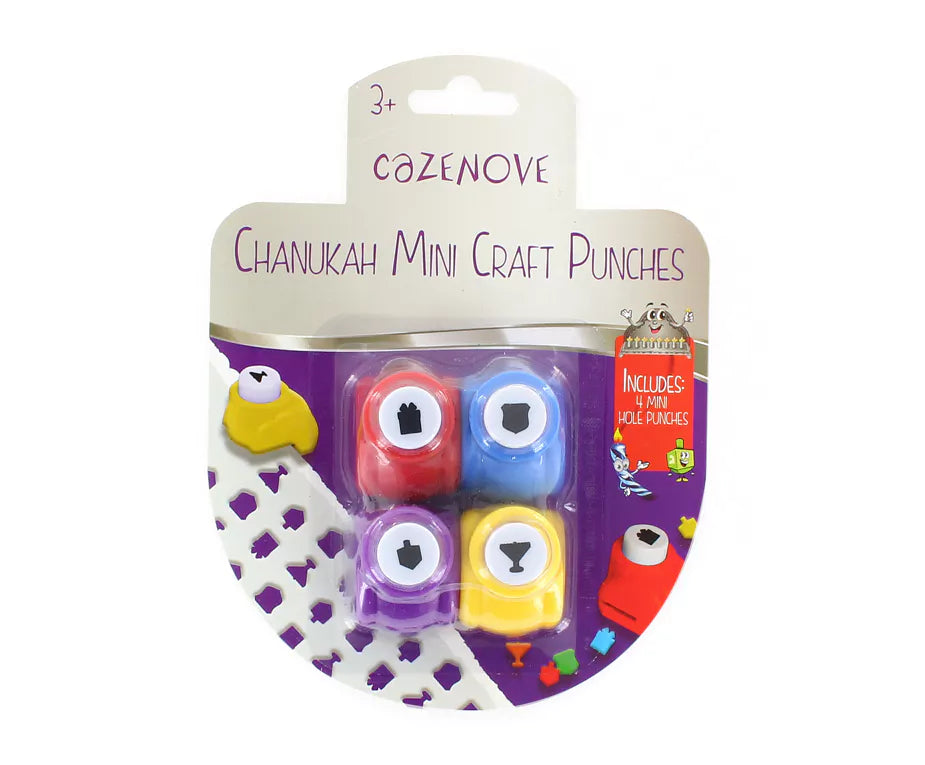 Chanukah Mini Craft Punches 4PK