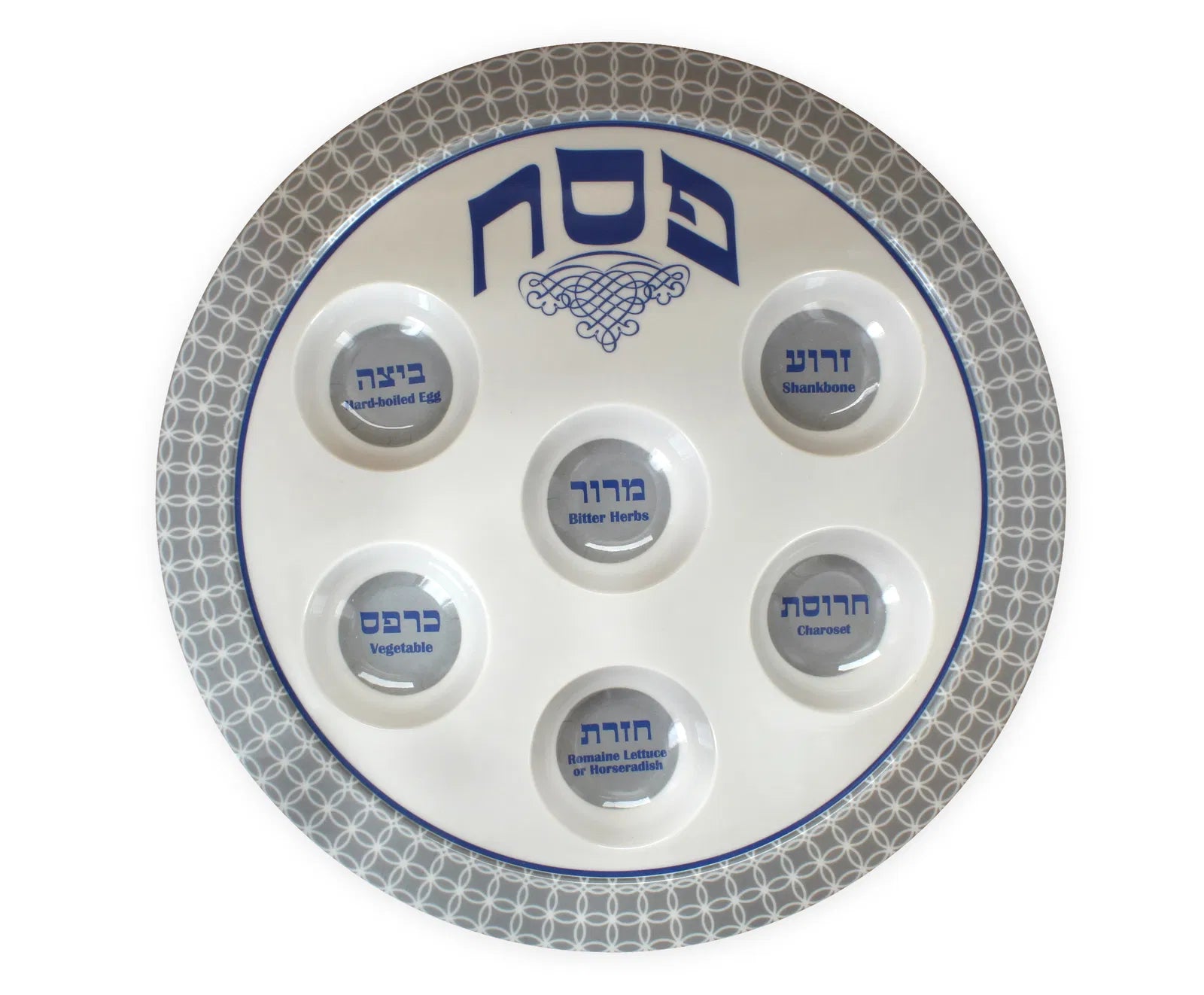 Melamine Seder Plate