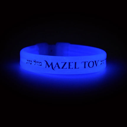 Mazal Tov Glow Wrist Bands