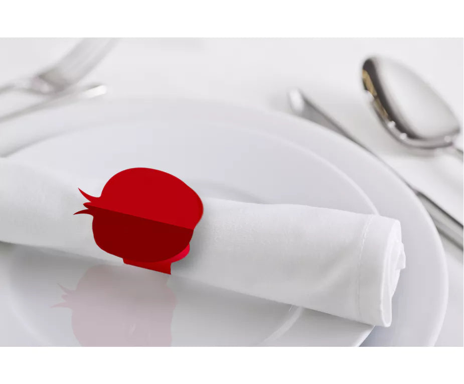Pomegranate Shaped Paper Napkin Rings