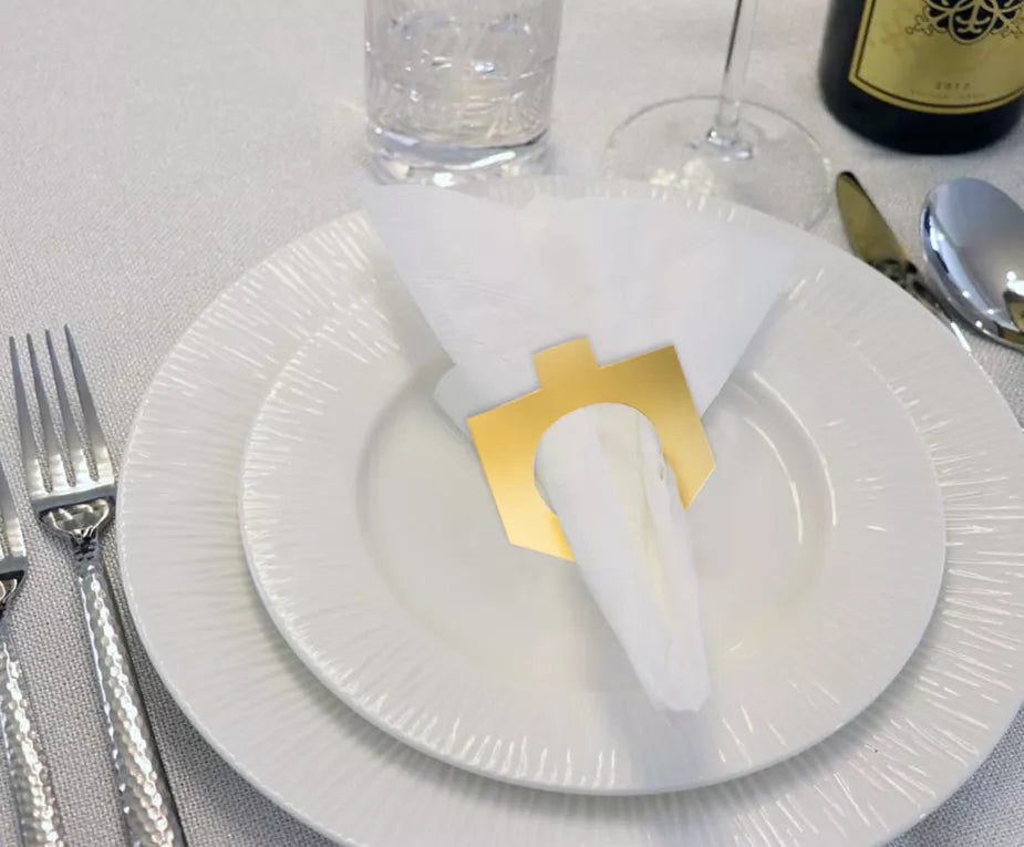 Dreidel Napkin Ring - 4PK