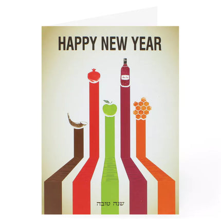 New Year Pack of 5 Foiled Cards - 10 Designs