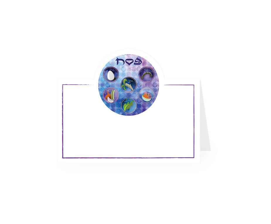 Seder plate Place card