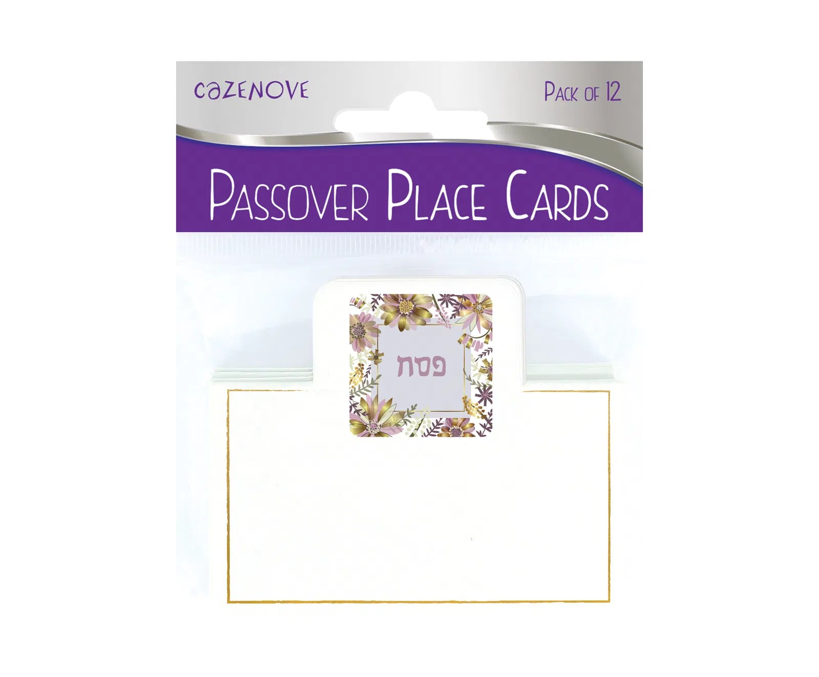 Pack of 12 Place Card - Floral Design