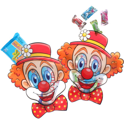 Clown Shaped Treat Bags - 6PK