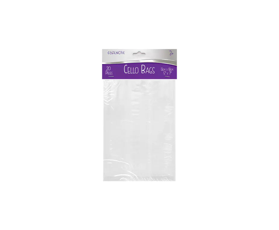 Clear Cello Bags - 8 Sizes