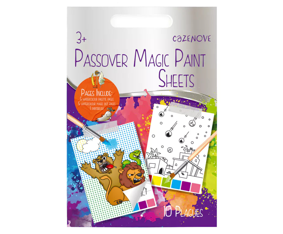 Ten Plagues Magic Paint Sheets