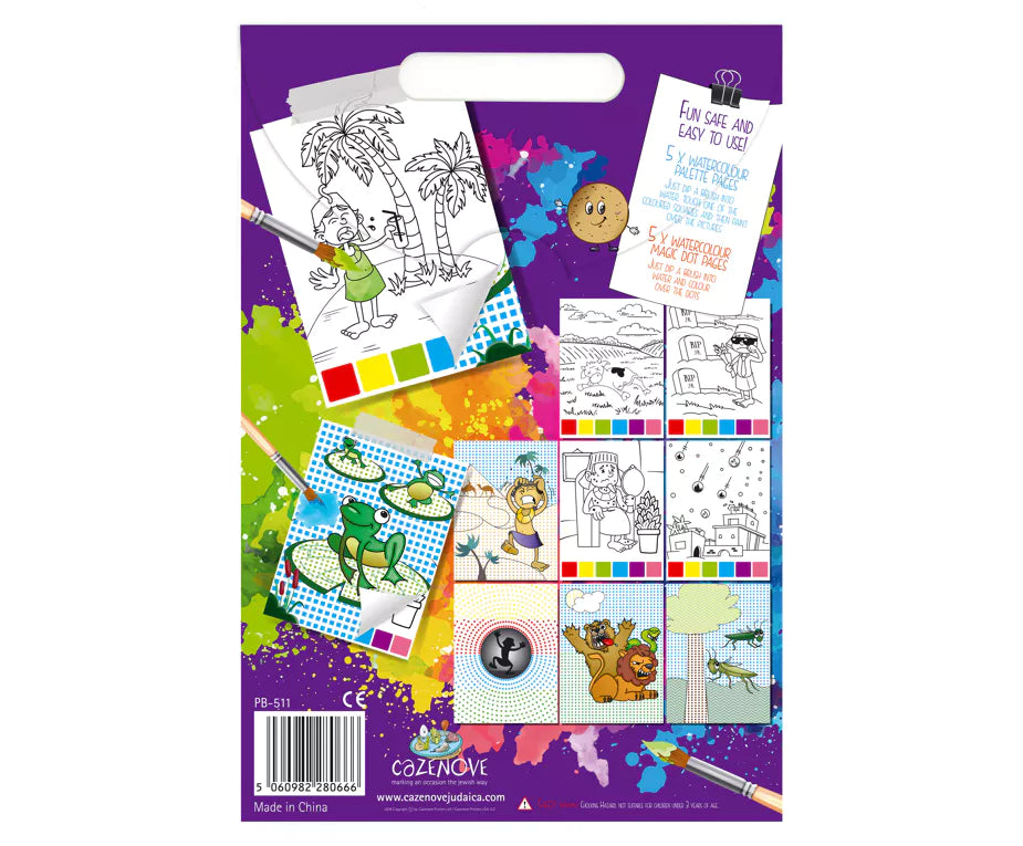 Ten Plagues Magic Paint Sheets