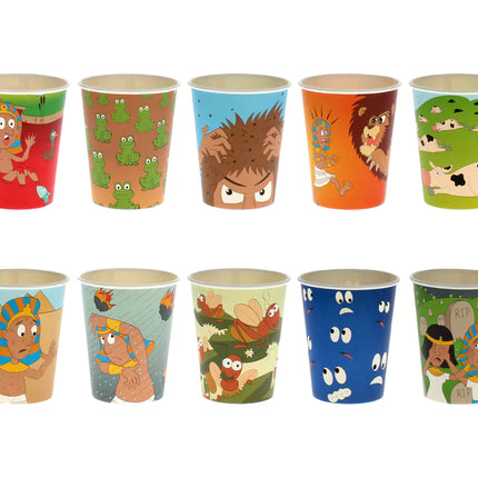 10 Plagues Paper Cups - 10PK