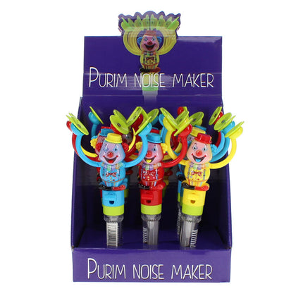 Purim Clown Cymbals Noise Maker (Candy Filler)