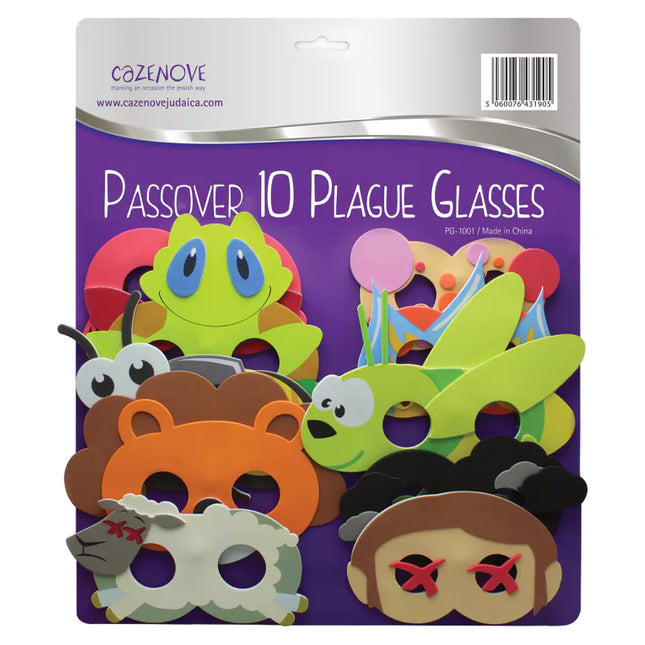 10 Plagues Foam Glasses