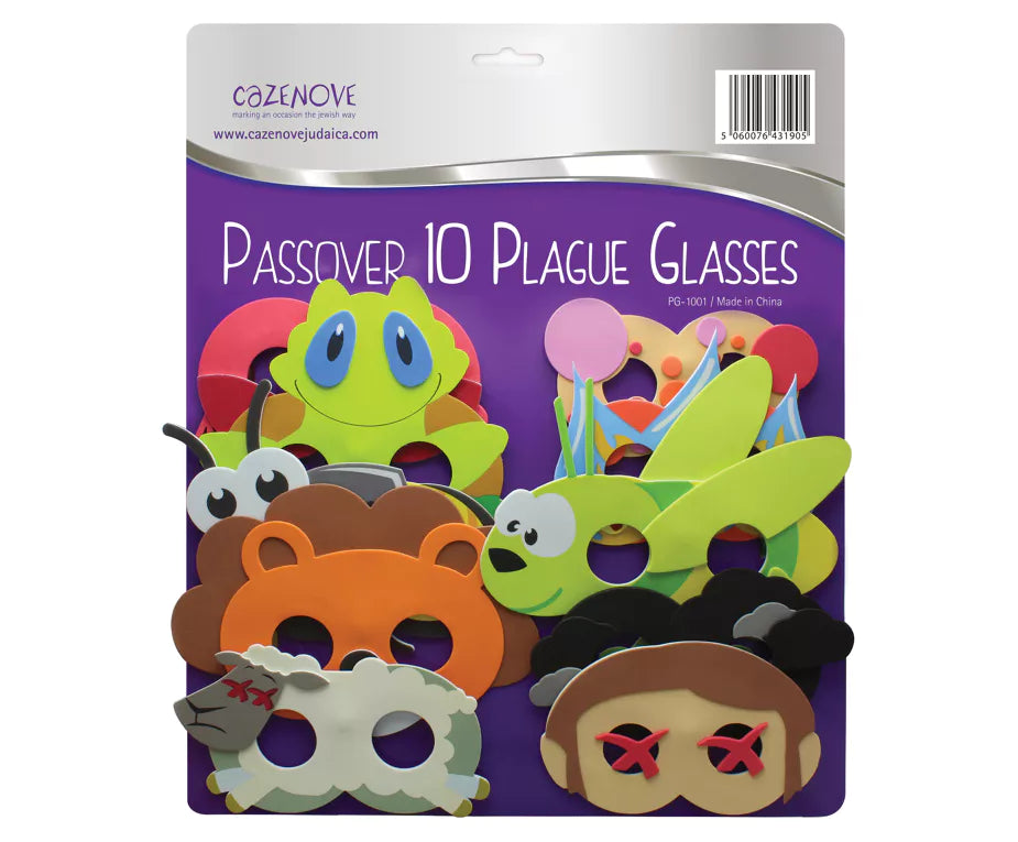 10 Plagues Foam Glasses