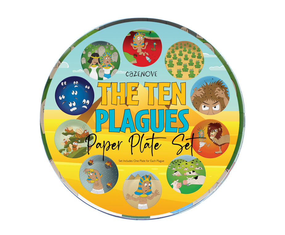 10 Plagues Paper Plates - 10PK