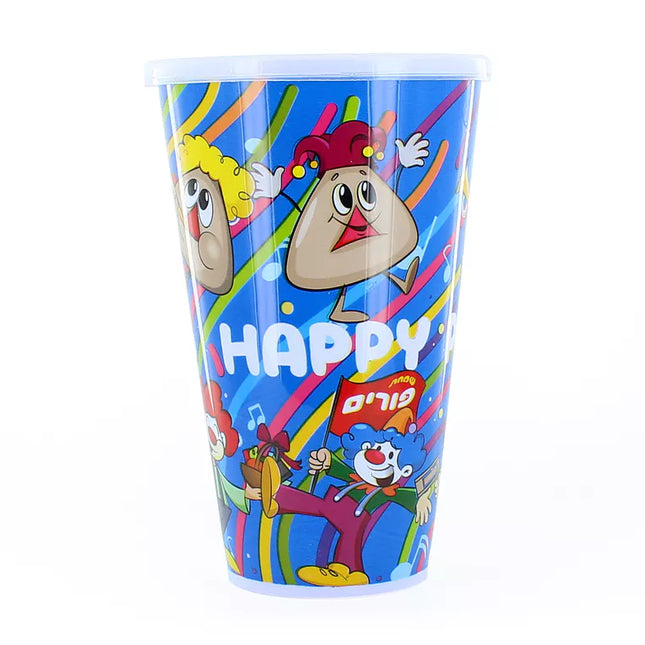 Purim Cup - Hard Plastic - 12 pk