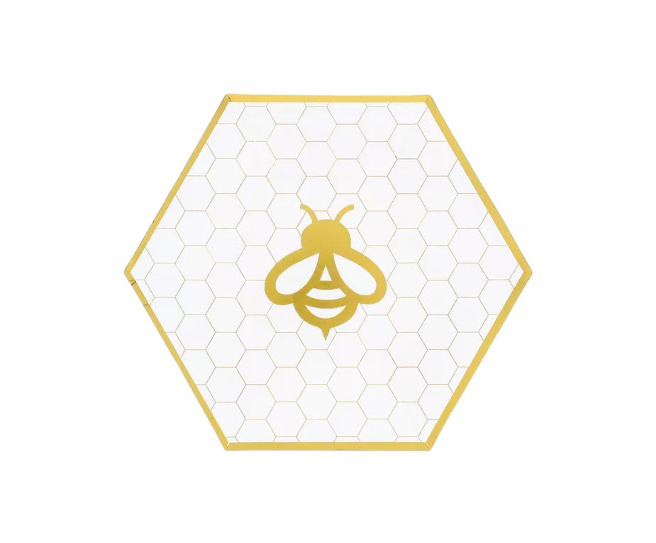 Rosh Hashana Paper Plate Bee Design