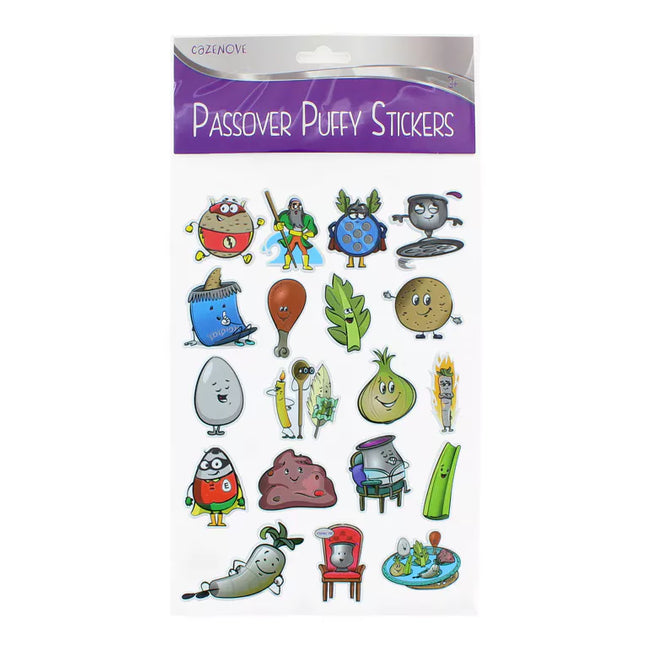 Passover Puffy Stickers