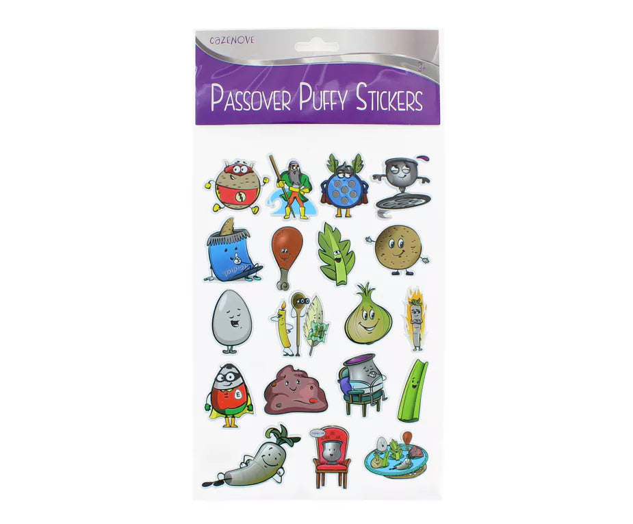 Passover Puffy Stickers