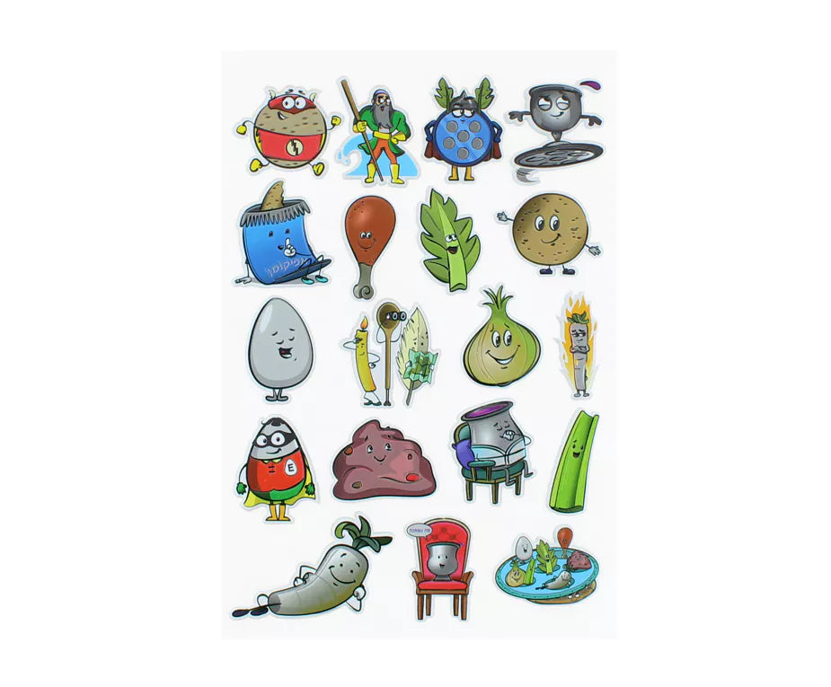 Passover Puffy Stickers