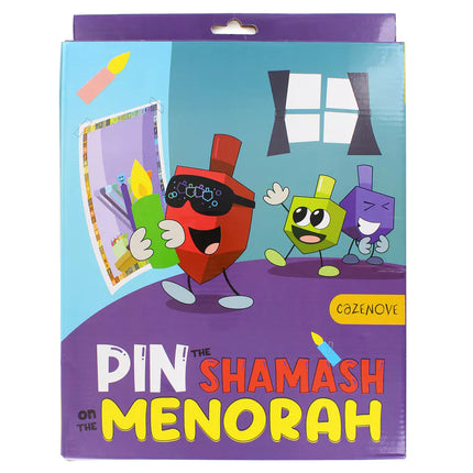 Pin the Shamash on the Menorah