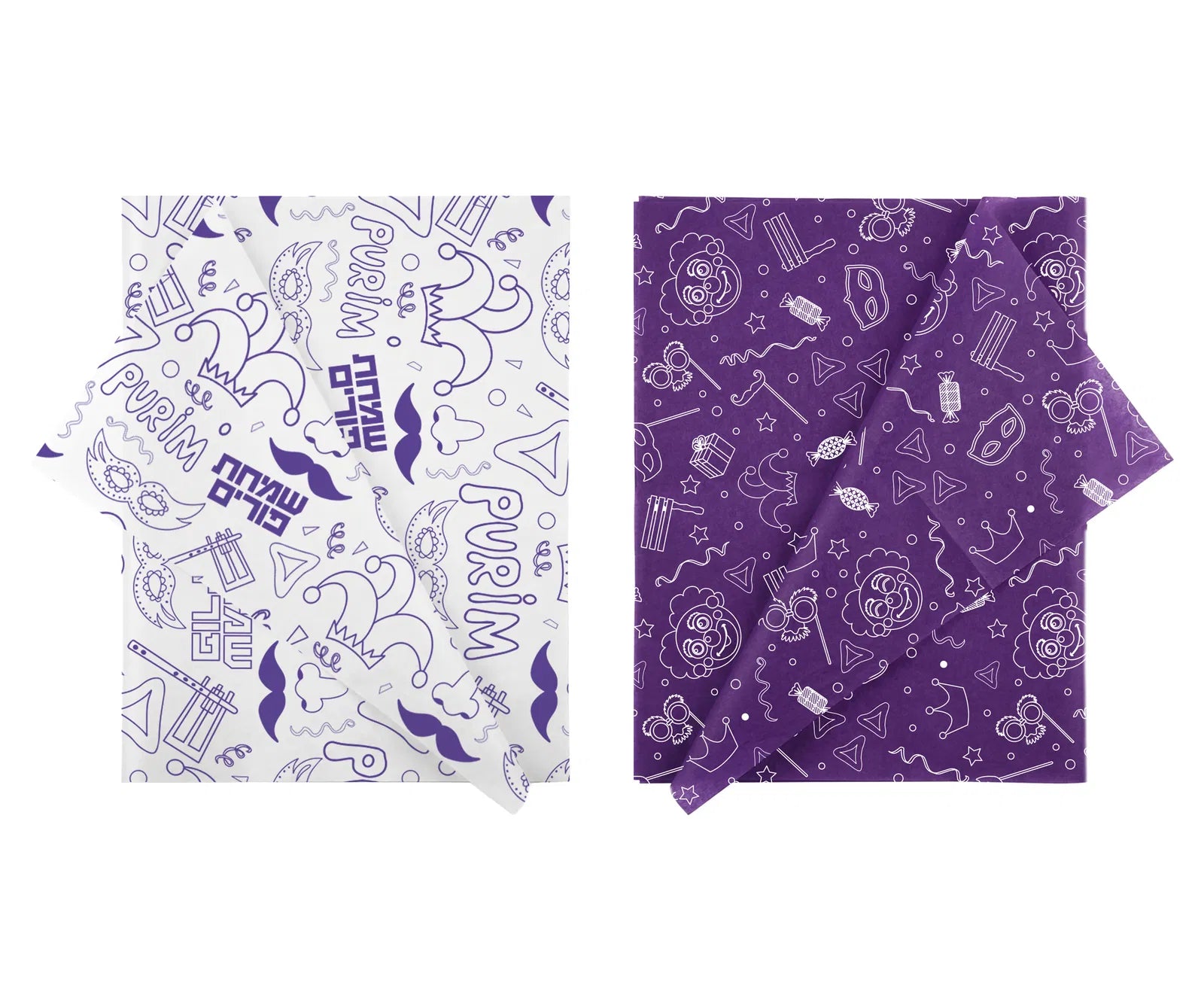 Purim Tissue Paper (3 Colors)