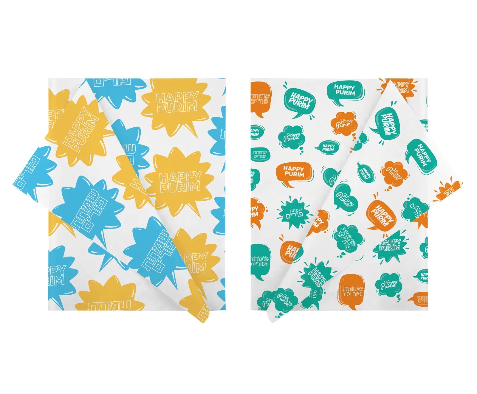 Purim Tissue Paper (3 Colors)